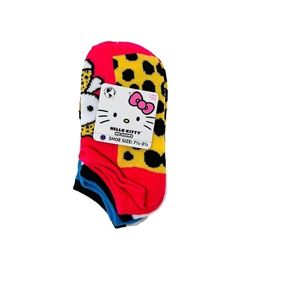 HELLO Kitty Girls Animal Print Ankle Socks